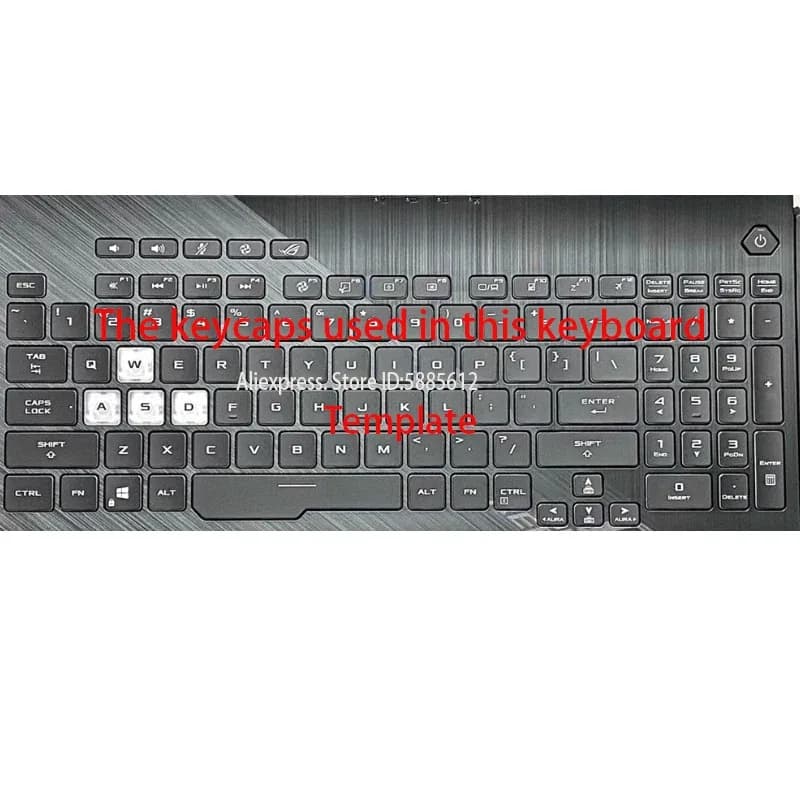 Touches de remplacement, clips et charnières pour Asus TUF Gaming F15 F17 FX506 FA506 FX706 FA706 - Image 2