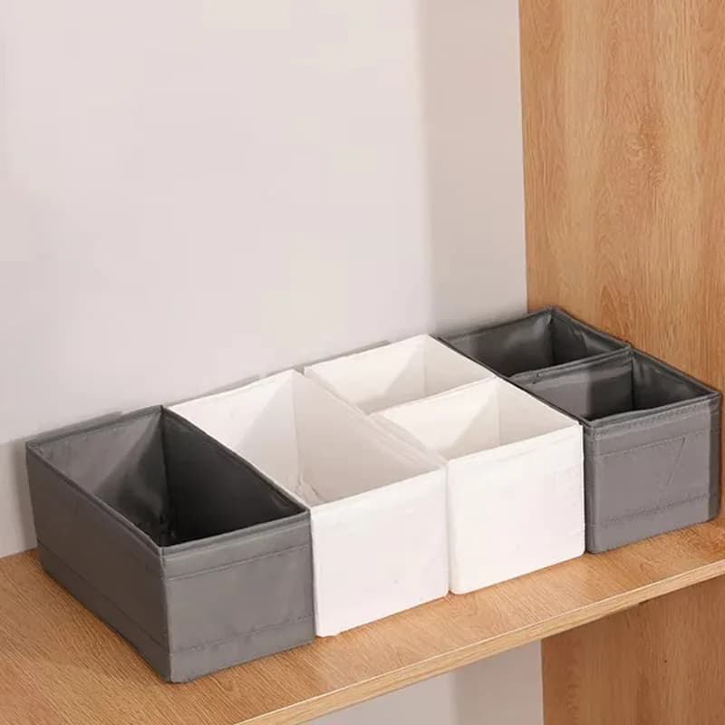 MELOrganizers Boîte de rangement pliable en tissu Oxford pour sous-vêtements, soutiens-gorge, chaussettes et jeans - Image 6
