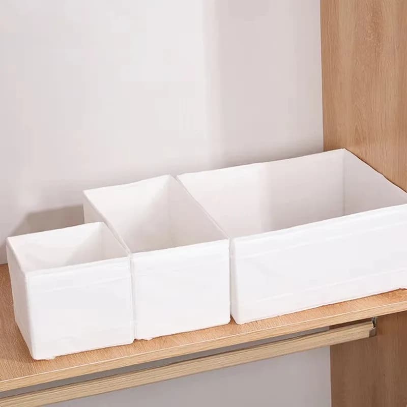 MELOrganizers Boîte de rangement pliable en tissu Oxford pour sous-vêtements, soutiens-gorge, chaussettes et jeans - Image 3