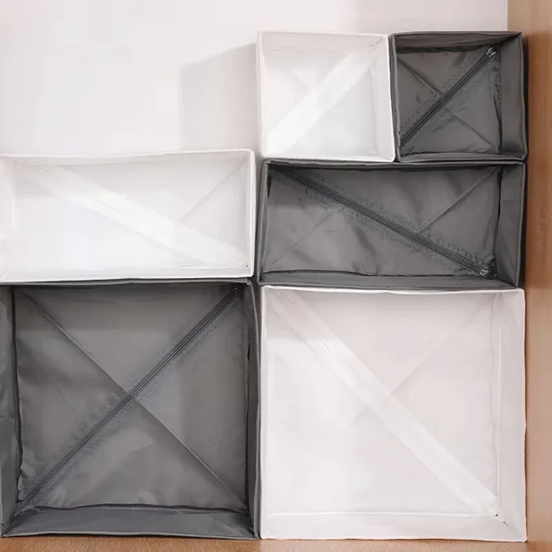 MELOrganizers Boîte de rangement pliable en tissu Oxford pour sous-vêtements, soutiens-gorge, chaussettes et jeans - Image 5