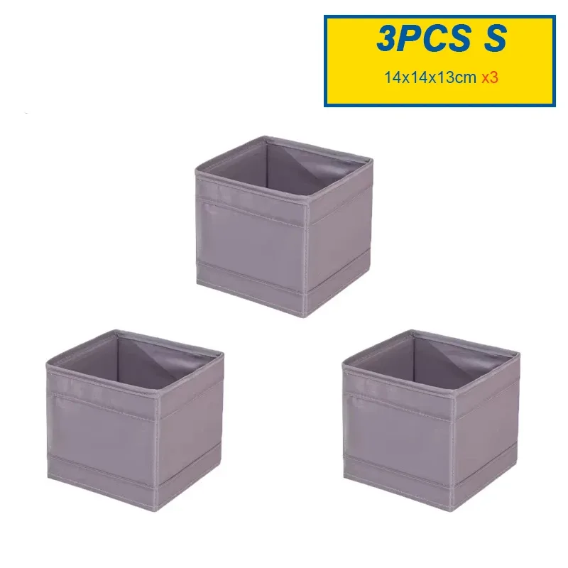 MELOrganizers Boîte de rangement pliable en tissu Oxford pour sous-vêtements, soutiens-gorge, chaussettes et jeans slide 20
