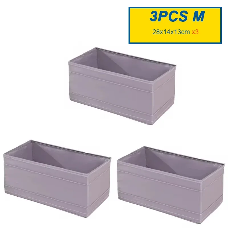 MELOrganizers Boîte de rangement pliable en tissu Oxford pour sous-vêtements, soutiens-gorge, chaussettes et jeans slide 18