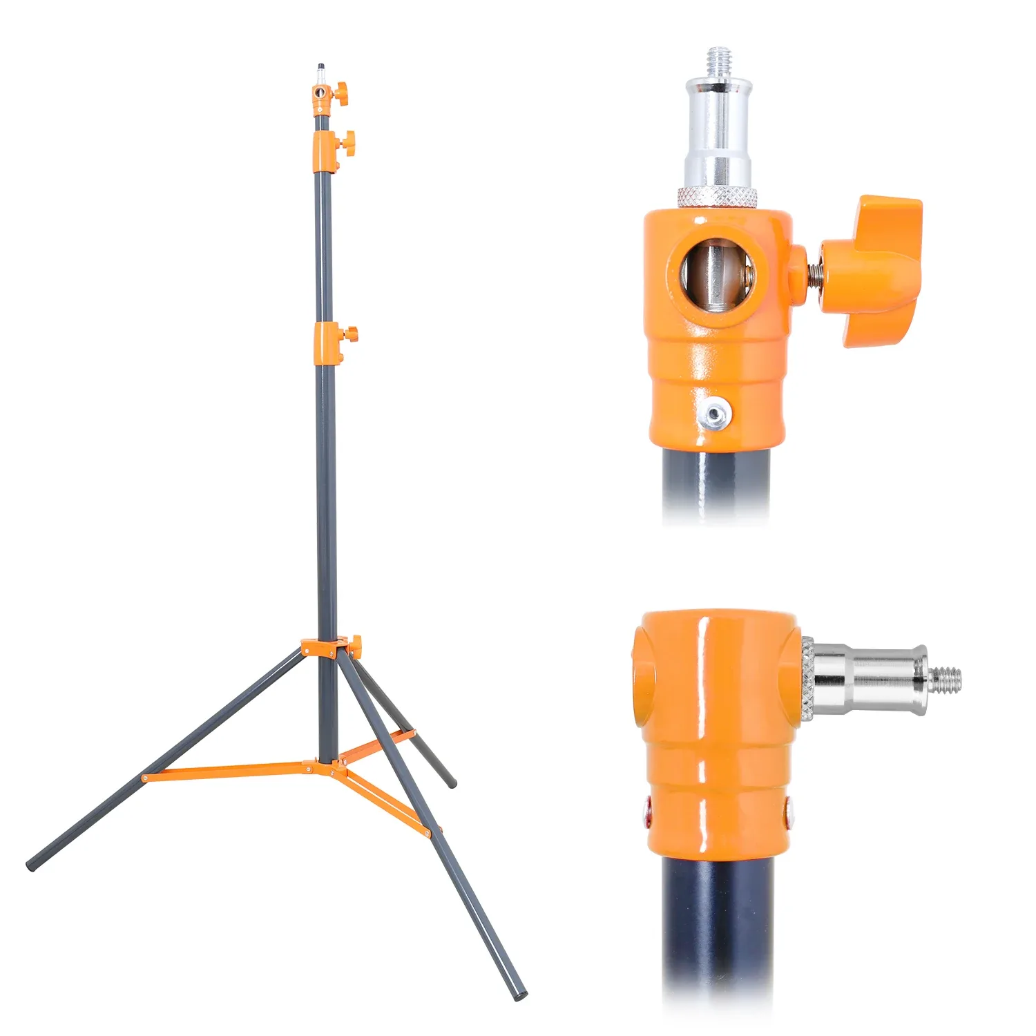 Trépied d'éclairage professionnel 240 cm avec vis 1/4" pour studio photo slide 17