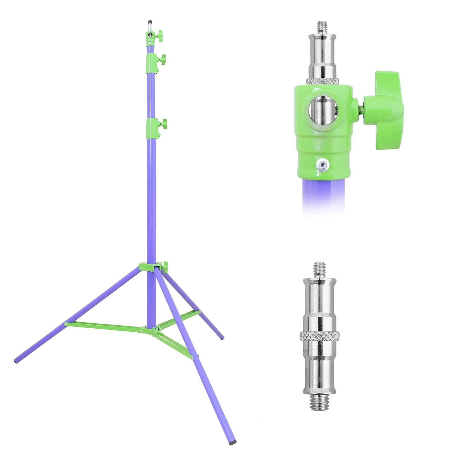 Trépied d'éclairage professionnel 240 cm avec vis 1/4" pour studio photo slide 16