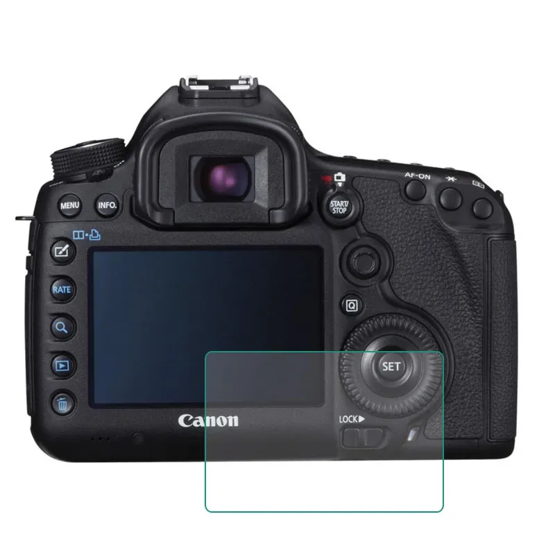 Protection d'écran en verre trempé pour Canon EOS 5D Mark III, IV, 5Ds, 5DsR et 1DX II