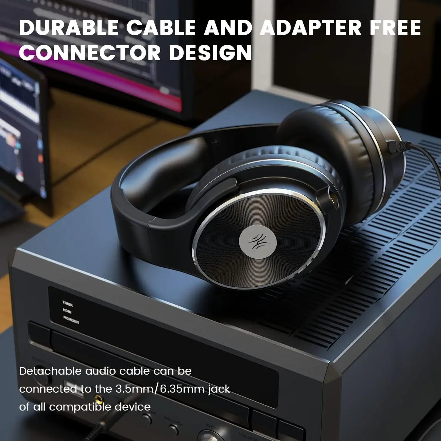 Oneodio Studio Hi-Fi - Casque de monitoring professionnel circum-aural avec micro - Image 3