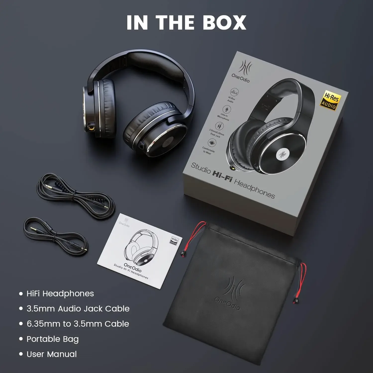 Oneodio Studio Hi-Fi - Casque de monitoring professionnel circum-aural avec micro - Image 6