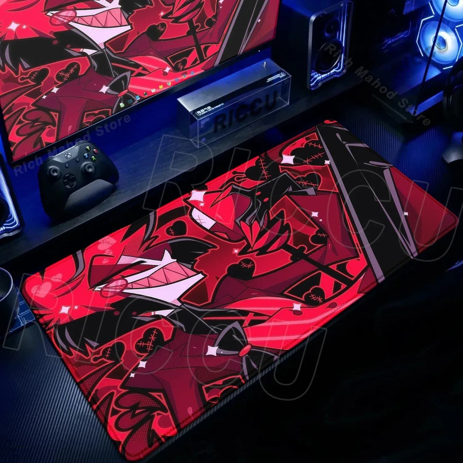 Tapis de souris gaming XXL Hazbin Hotel - Image 1