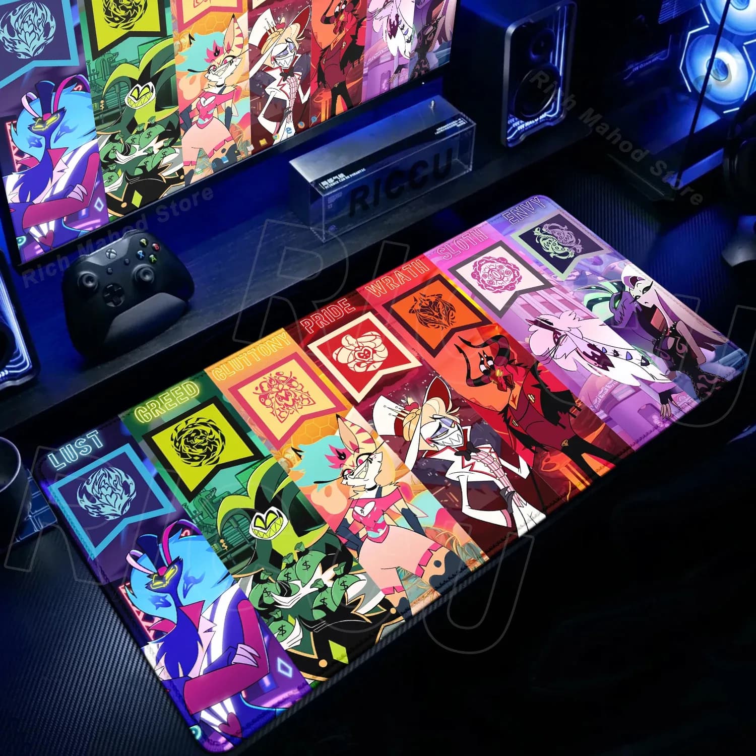 Tapis de souris gaming XXL Hazbin Hotel - Image 2