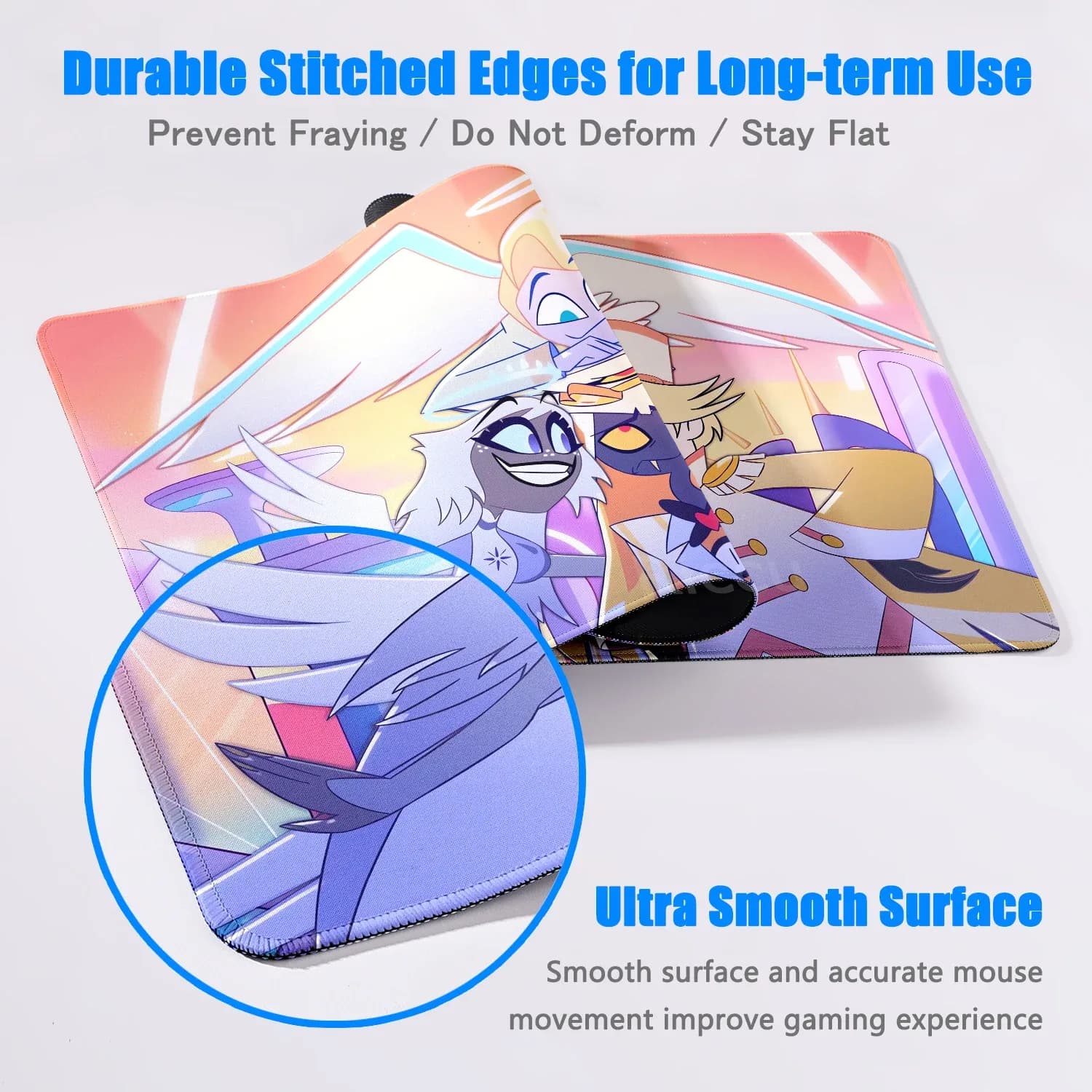 Tapis de souris gaming XXL Hazbin Hotel - Image 4