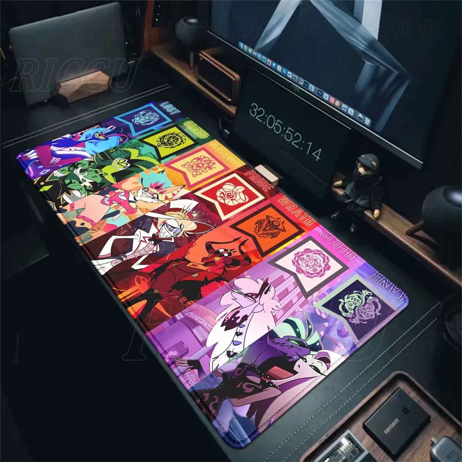 Tapis de souris gaming XXL Hazbin Hotel slide 13