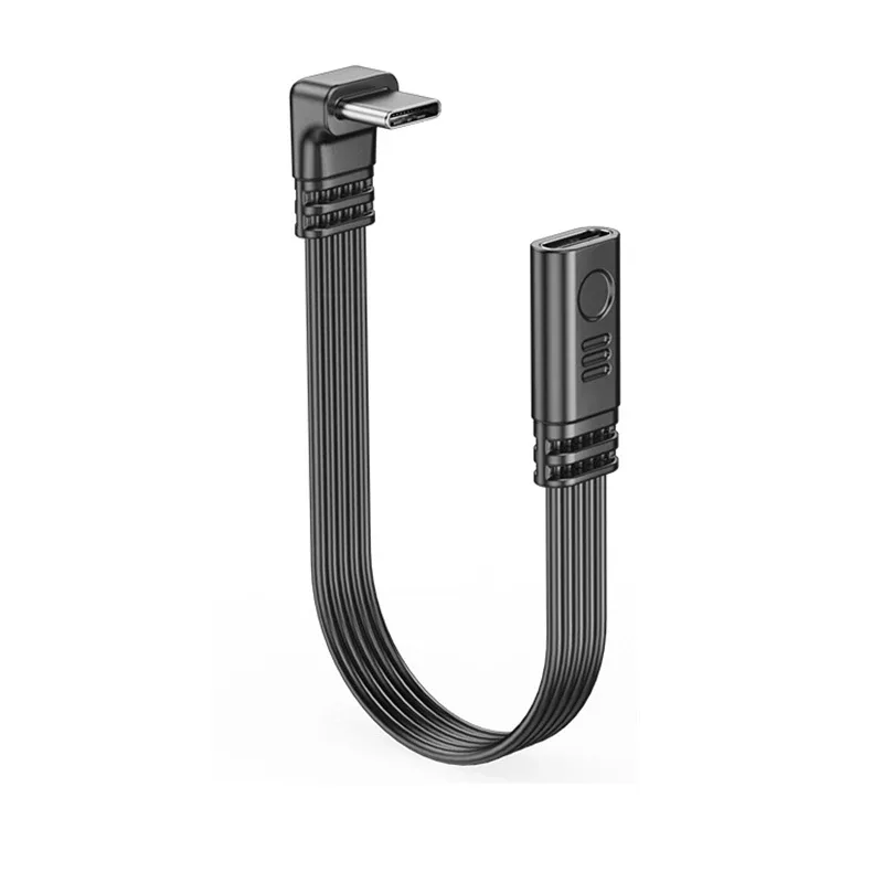 Rallonge USB-C coudée à 90° (Mâle vers Femelle) - 45W / 480 Mbps - Image 2