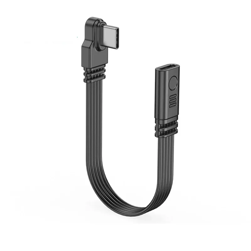 Rallonge USB-C coudée à 90° (Mâle vers Femelle) - 45W / 480 Mbps - Image 3