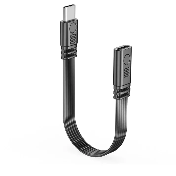 Rallonge USB-C coudée à 90° (Mâle vers Femelle) - 45W / 480 Mbps - Image 4