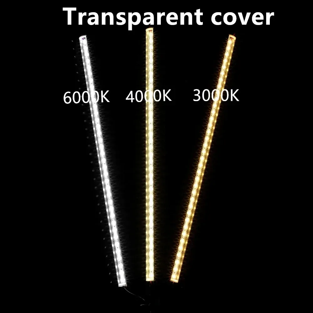 Barre LED rigide 50 cm avec profilé en aluminium, 8W, DC 12V, Type U/V - Image 4