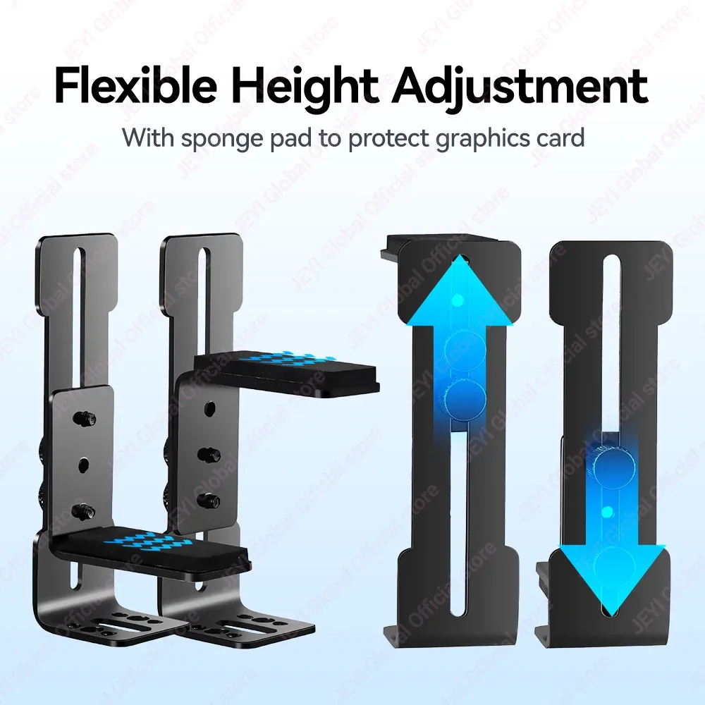 Support de carte graphique JEYI réglable - Anti-affaissement pour boîtiers ITX/ATX - Image 5