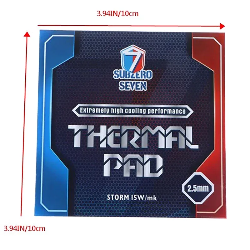 Pad Thermique SubZero Seven-Ultimate 12,8 W/mK pour CPU, GPU et Carte Mère - Image 6