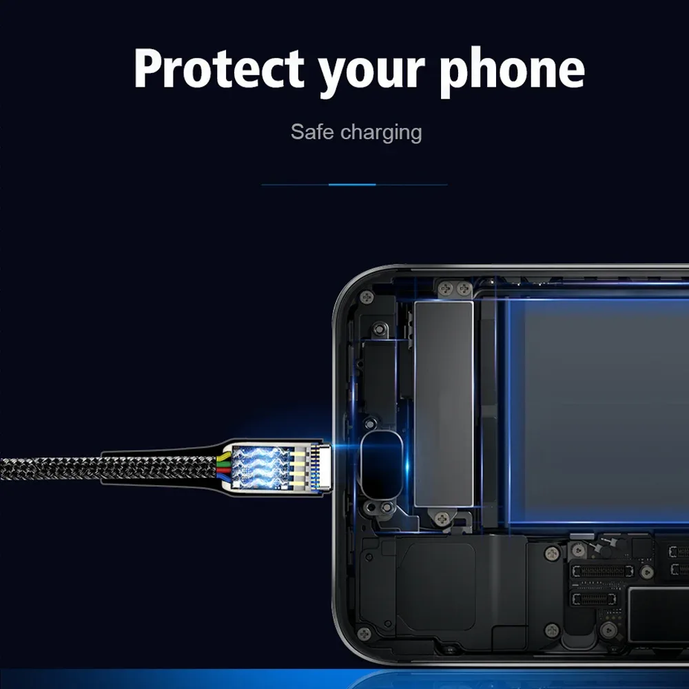 Câble USB-A vers USB-C à Charge Rapide - Image 5
