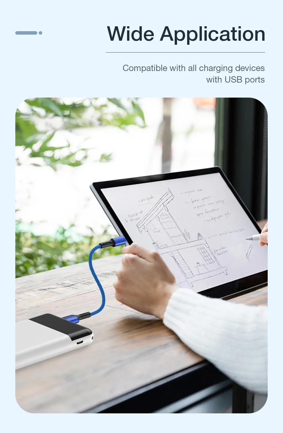 Câble USB-A vers USB-C à Charge Rapide - Image 3