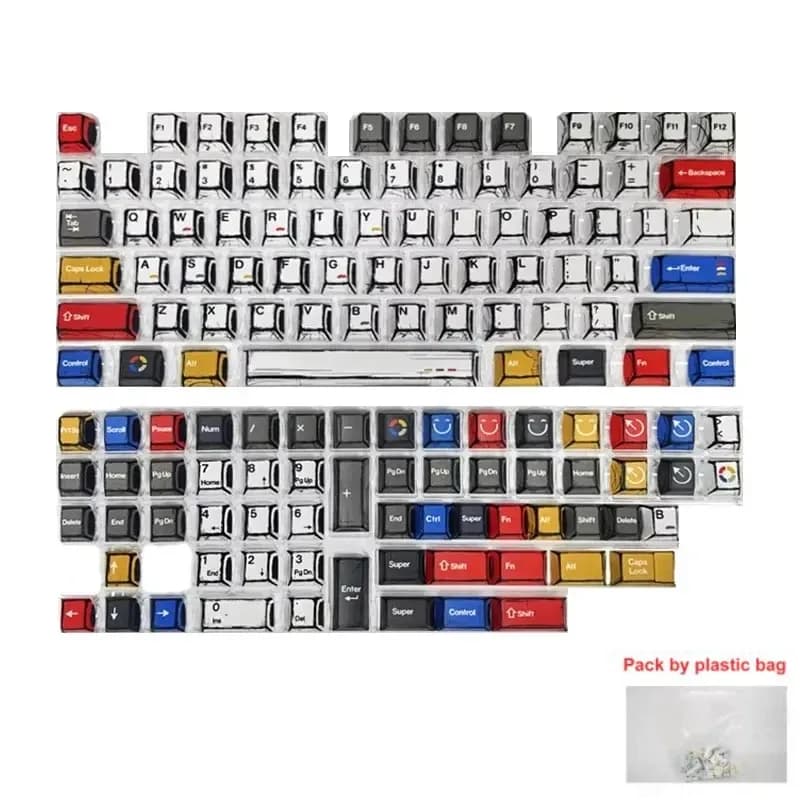 Set de touches Manga pour clavier mécanique - Profil Cherry - Sublimation thermique slide 7