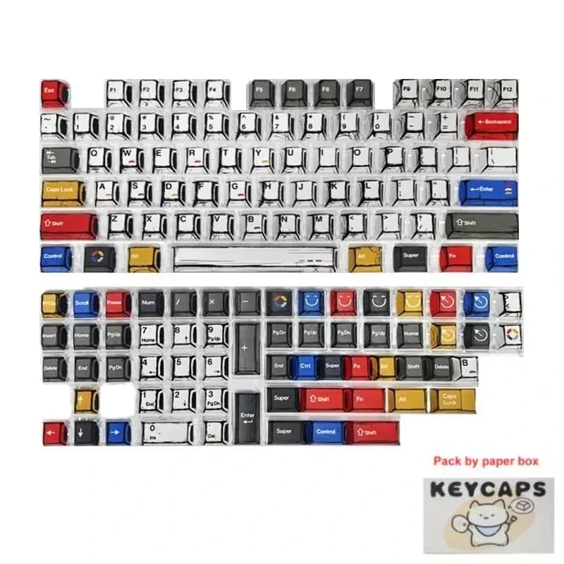 Set de touches Manga pour clavier mécanique - Profil Cherry - Sublimation thermique slide 8