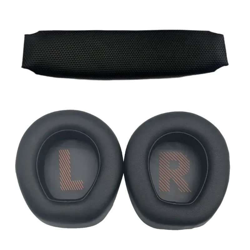 Coussinets de remplacement en cuir et mousse à mémoire de forme pour casque JBL Quantum 200 / 300 - Image 1