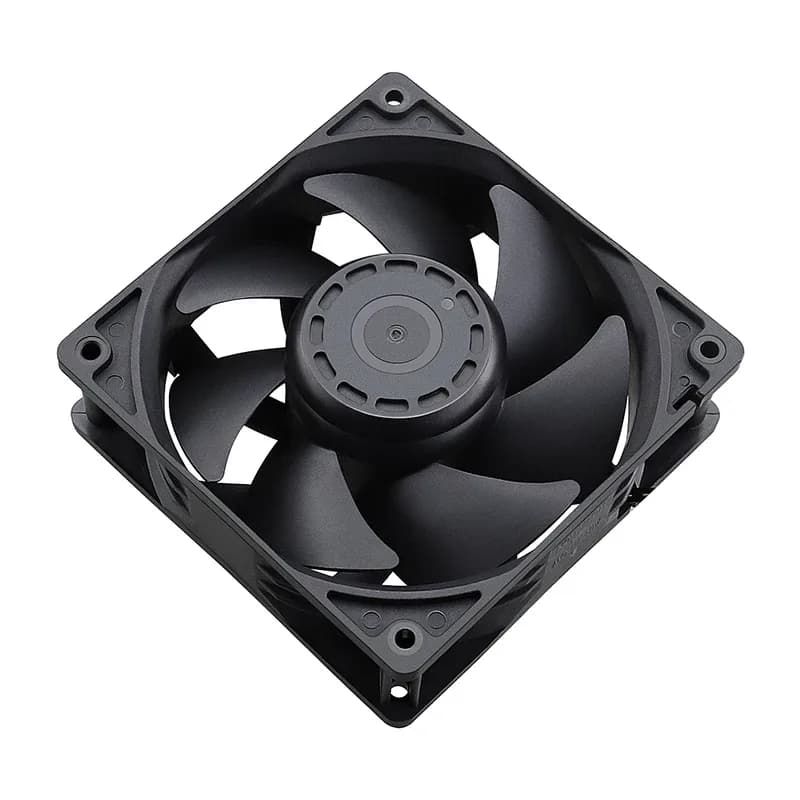 Ventilateur de refroidissement Gsie Time 12V DC, 120x38mm, Roulement à billes, Sans balais, 4500 tr/min, 2 broches - Image 4
