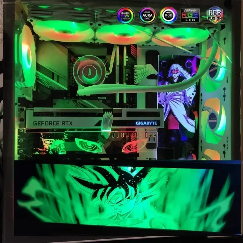Panneau RGB Rétroéclairé pour Personnalisation de Boîtier PC (VGA/Alimentation) - Image 2