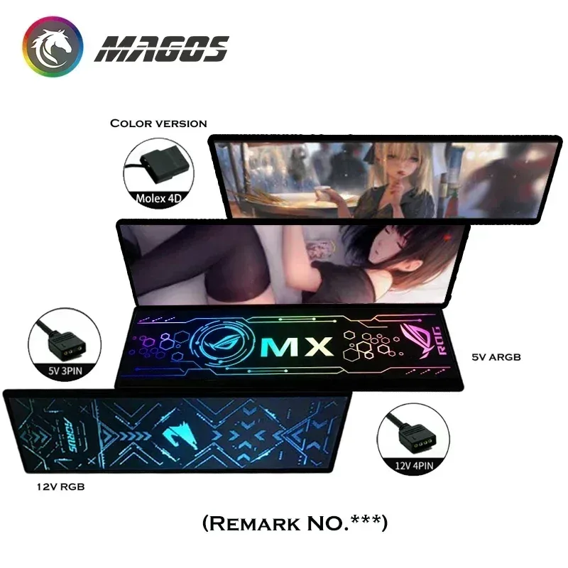 Panneau RGB Rétroéclairé pour Personnalisation de Boîtier PC (VGA/Alimentation) - Image 3