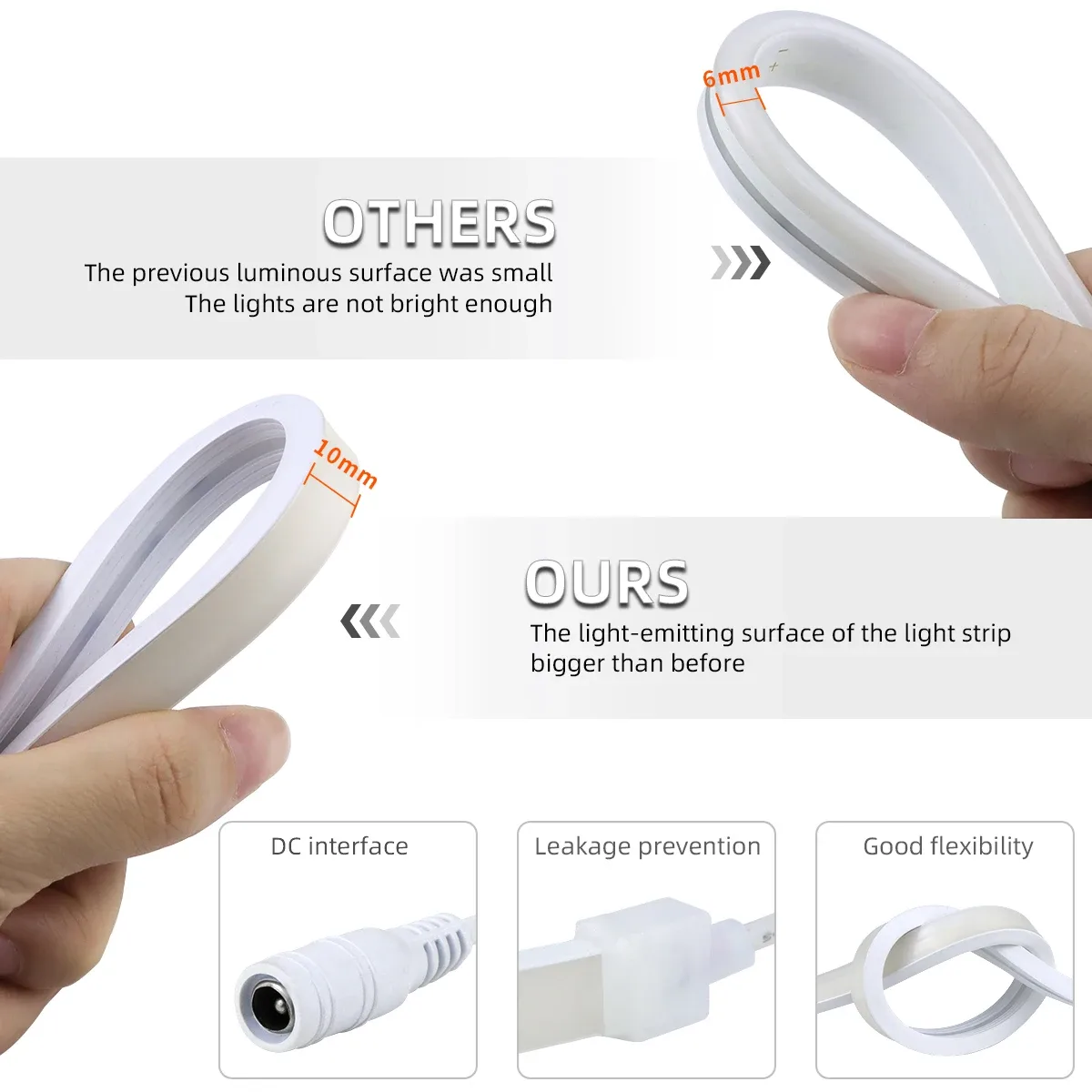 Ruban LED Néon Connecté Tuya Zigbee 24V - Étanche et Dimmable (1m-10m) slide 6