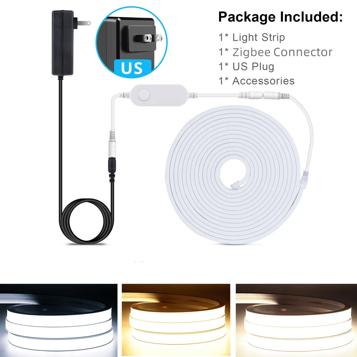 Ruban LED Néon Connecté Tuya Zigbee 24V - Étanche et Dimmable (1m-10m) slide 8