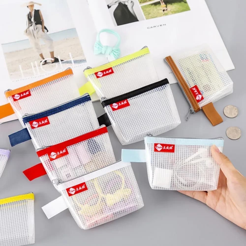 Mini pochette de rangement polyvalente en PVC étanche - Image 1