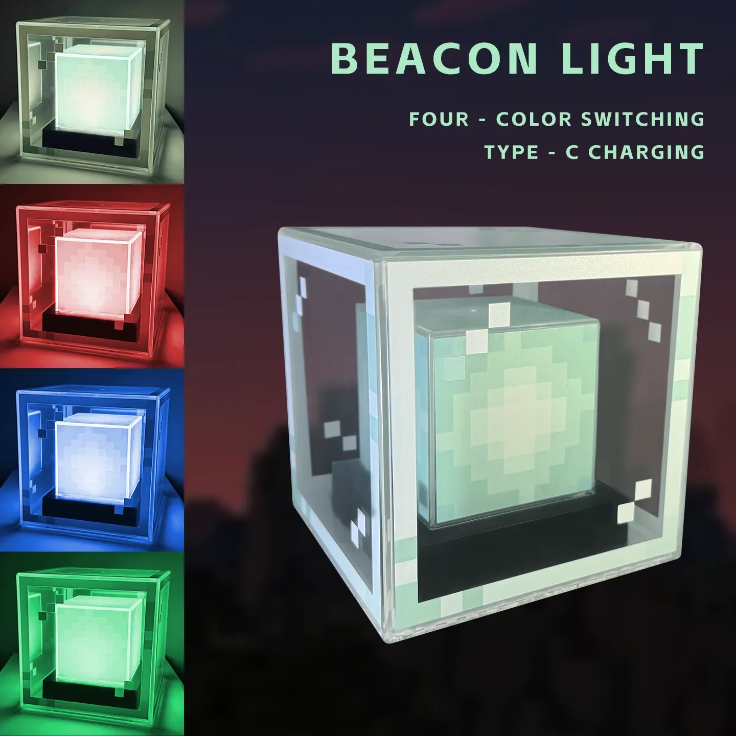 Lampe balise LED style Pixel rechargeable - Image 5