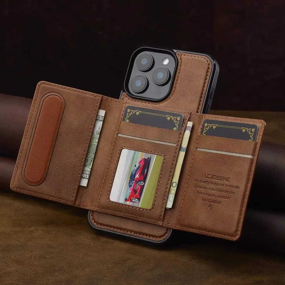 Étui portefeuille détachable avec porte-carte MagSafe pour iPhone slide 3