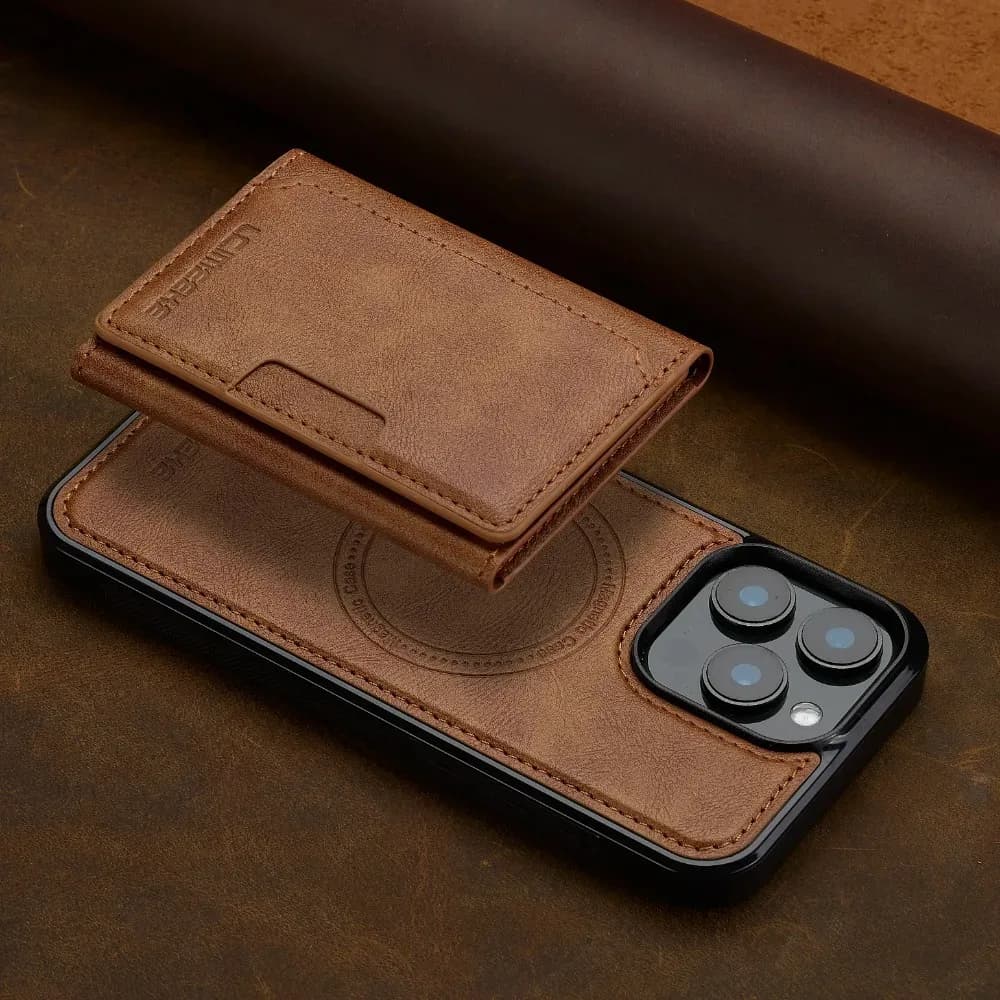 Étui portefeuille détachable avec porte-carte MagSafe pour iPhone slide 5