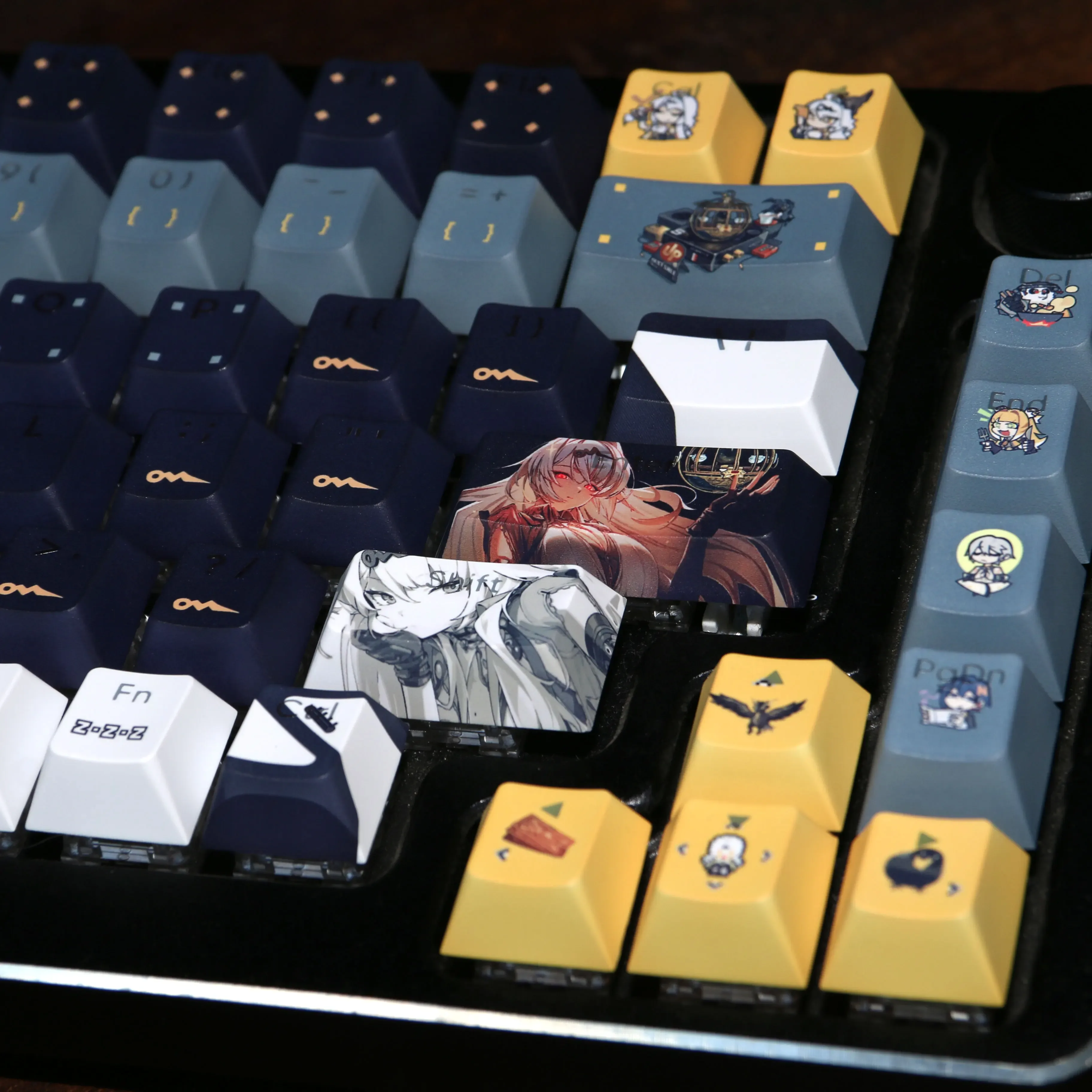 Set de 120 Keycaps PBT Dye-Sub Anime ZZZ Yixuan pour Clavier Mécanique slide 4