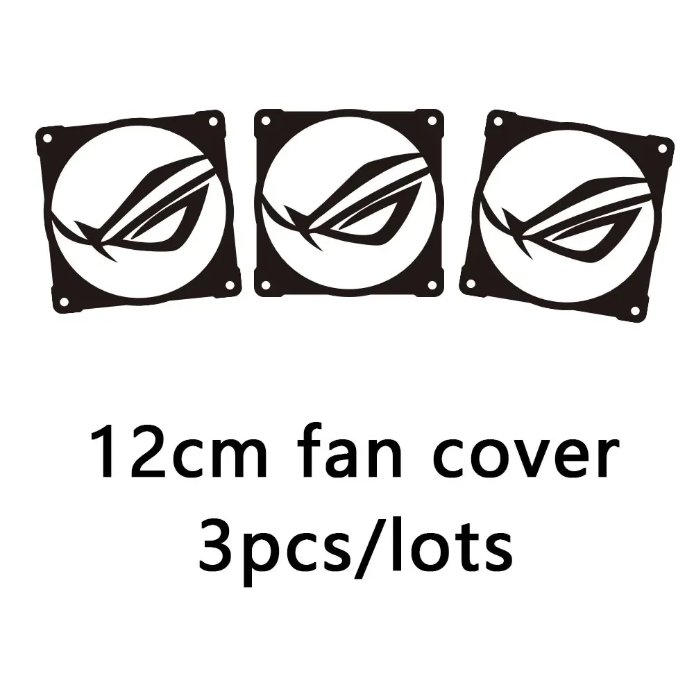 Lot de 3 grilles décoratives en acrylique pour ventilateur 120 mm - Image 1
