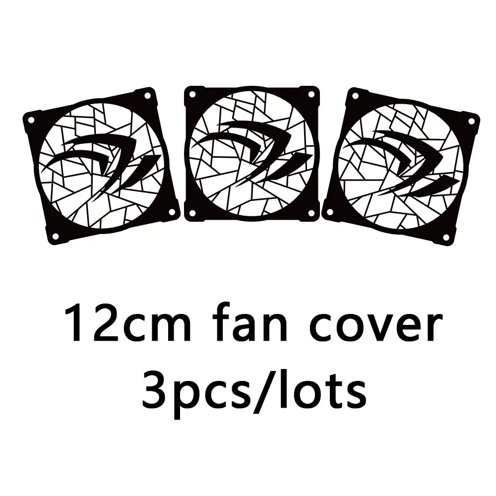 Lot de 3 grilles décoratives en acrylique pour ventilateur 120 mm - Image 6
