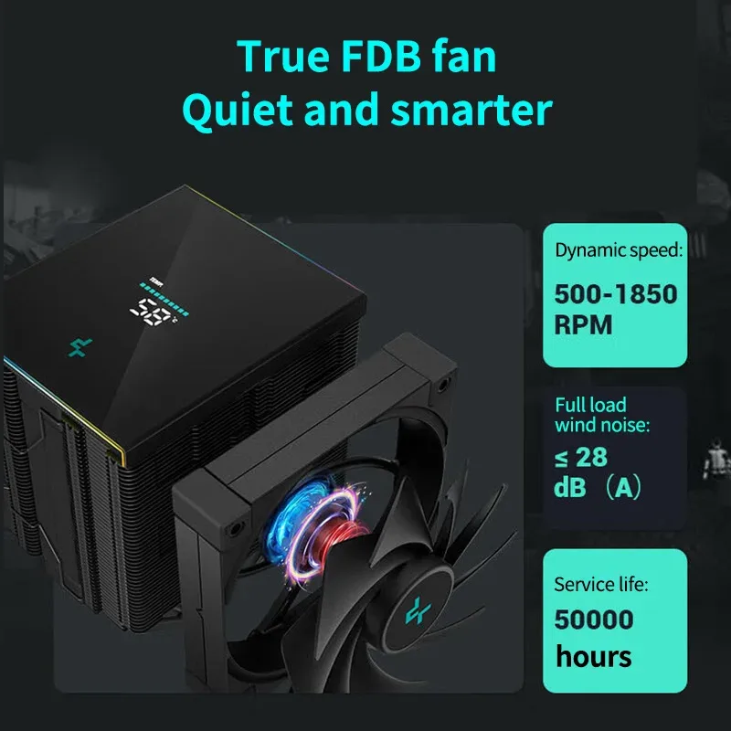 DeepCool AK620 Digital - Refroidisseur CPU Double Tour avec Affichage Numérique - Image 3