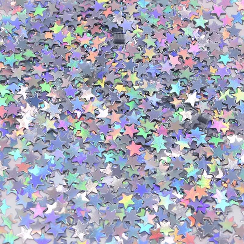 Confettis de table étoiles en acrylique (Or et Argent) - 15 g slide 8