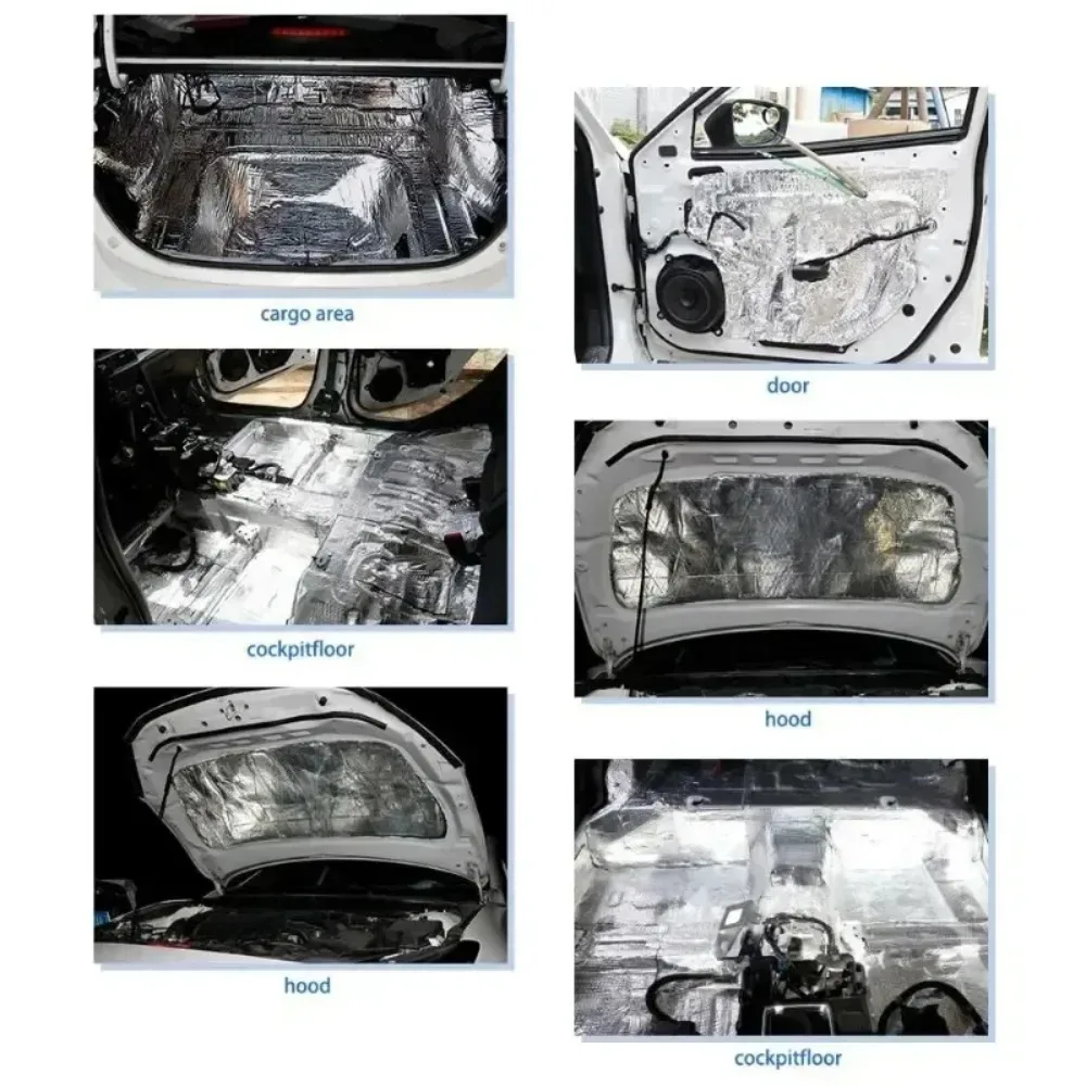 Isolant acoustique et thermique pour voiture - 20 mm - 50x100 cm - Image 5