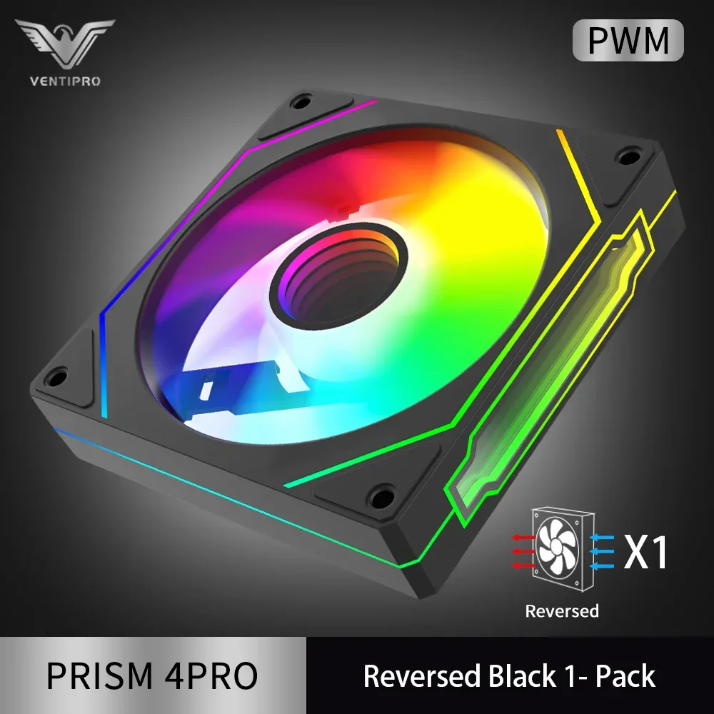 PRISM 4 PRO - Ventilateur de boîtier ARGB 120 mm PWM (8+12 LED) slide 9