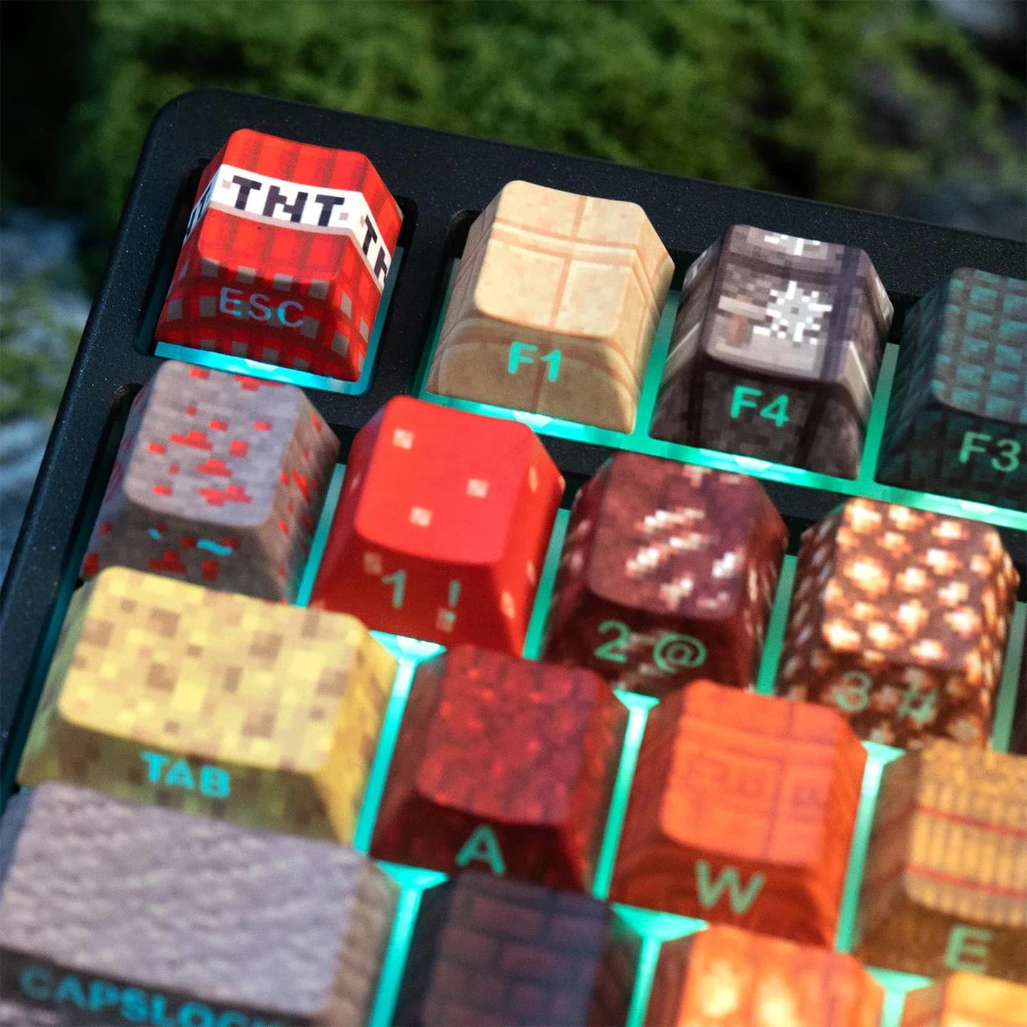 Set de Keycaps PBT 128 Touches - Profil Cherry - Légendes Latérales Rétroéclairées slide 4