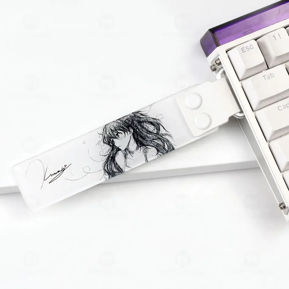 Sangle en acrylique pour clavier mécanique et magnétique slide 21