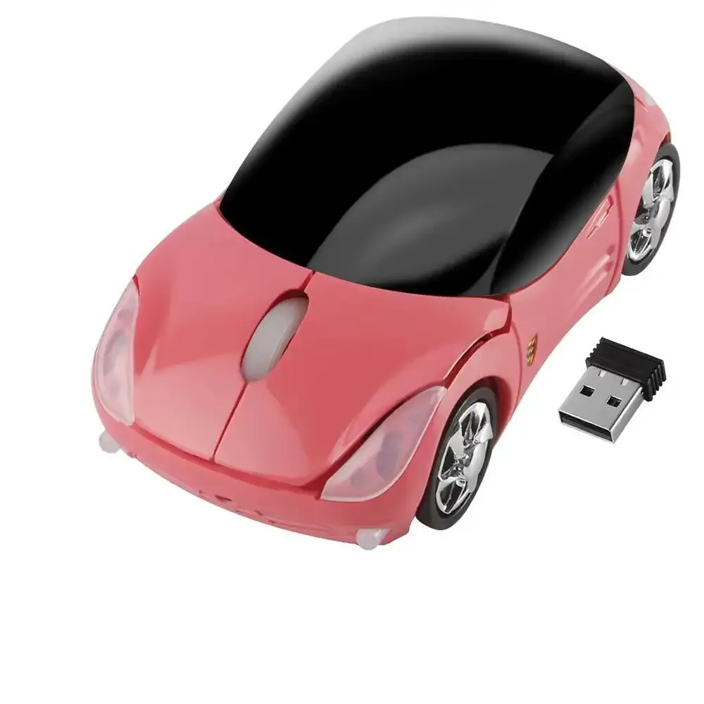 Souris optique sans fil en forme de voiture, ergonomique et silencieuse slide 21