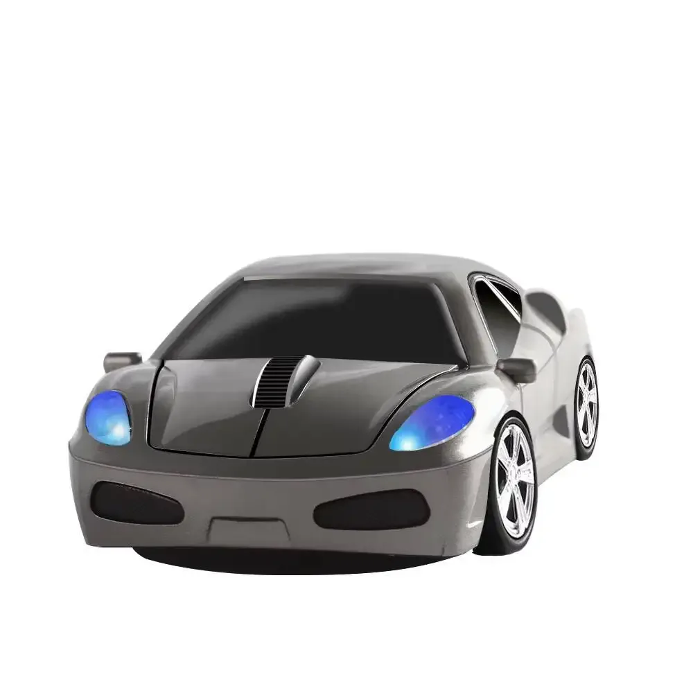 Souris optique sans fil en forme de voiture, ergonomique et silencieuse slide 39
