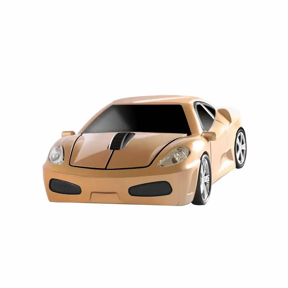 Souris optique sans fil en forme de voiture, ergonomique et silencieuse slide 40
