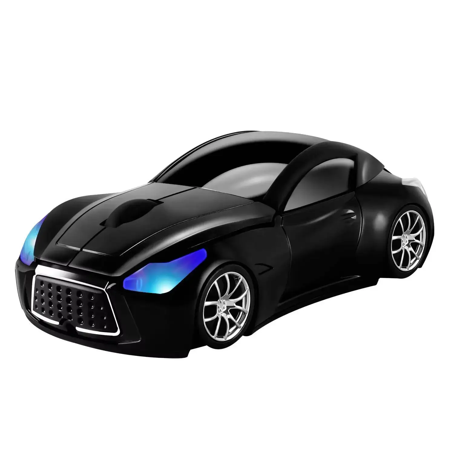 Souris optique sans fil en forme de voiture, ergonomique et silencieuse slide 52