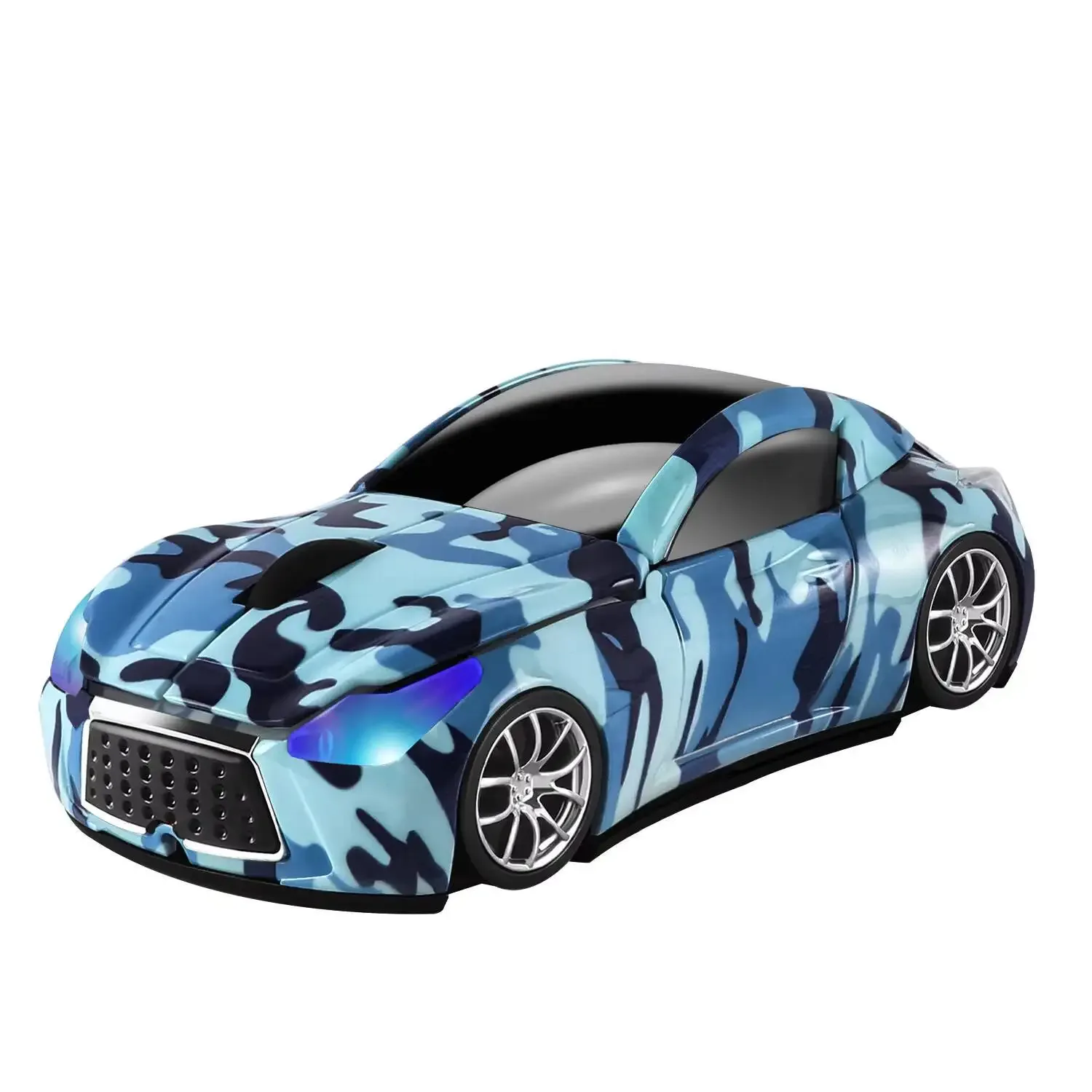 Souris optique sans fil en forme de voiture, ergonomique et silencieuse slide 49