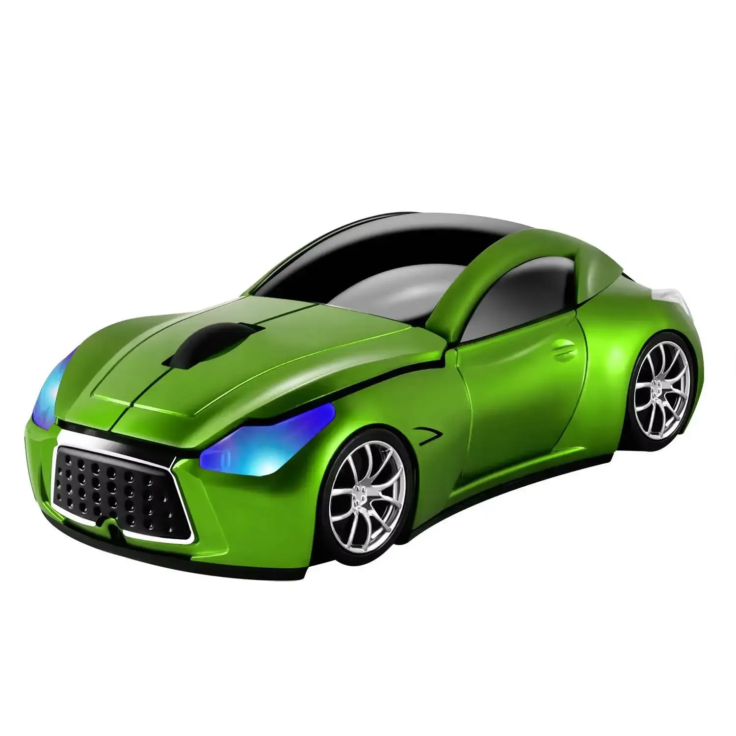Souris optique sans fil en forme de voiture, ergonomique et silencieuse slide 47